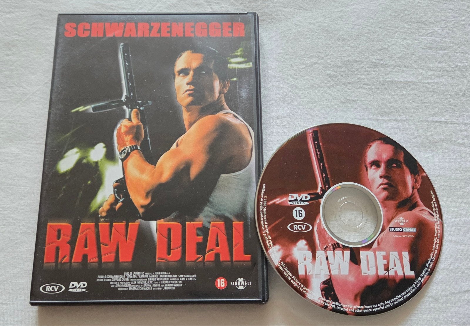 Schwarzenegger Raw Deal Dvd Actie, Cd's en Dvd's, Vanaf 16 jaar, Ophalen of Verzenden, Zo goed als nieuw