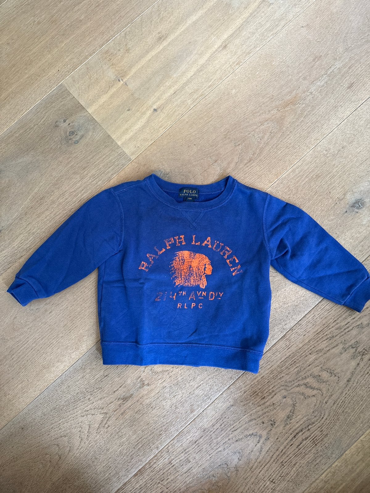 Ralph Lauren sweater blauw maat 24 maanden, Ophalen of Verzenden, Zo goed als nieuw, Jongetje