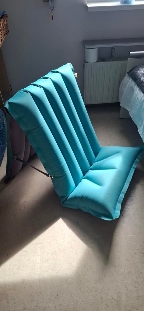 Vintage luchtbed Jaren 70, ook als zitstoel te gebruiken, Ophalen of Verzenden, Gebruikt, 1-persoons