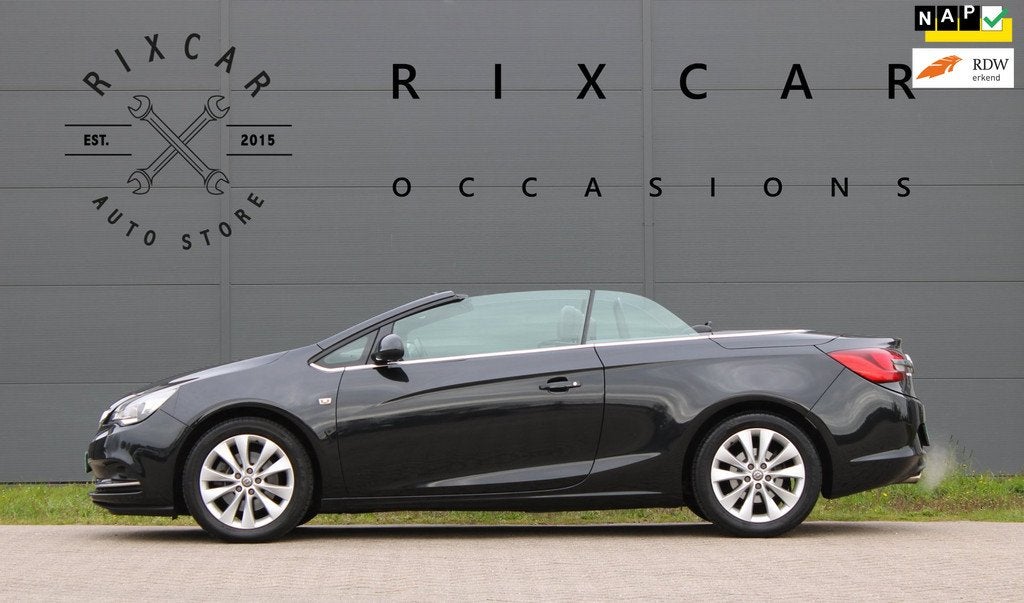 Opel Cascada 1.6 Turbo Cosmo Automaat Leder Trekhaak Origine, Auto's, Opel, Euro 5, Gebruikt, Zwart, 4 cilinders
