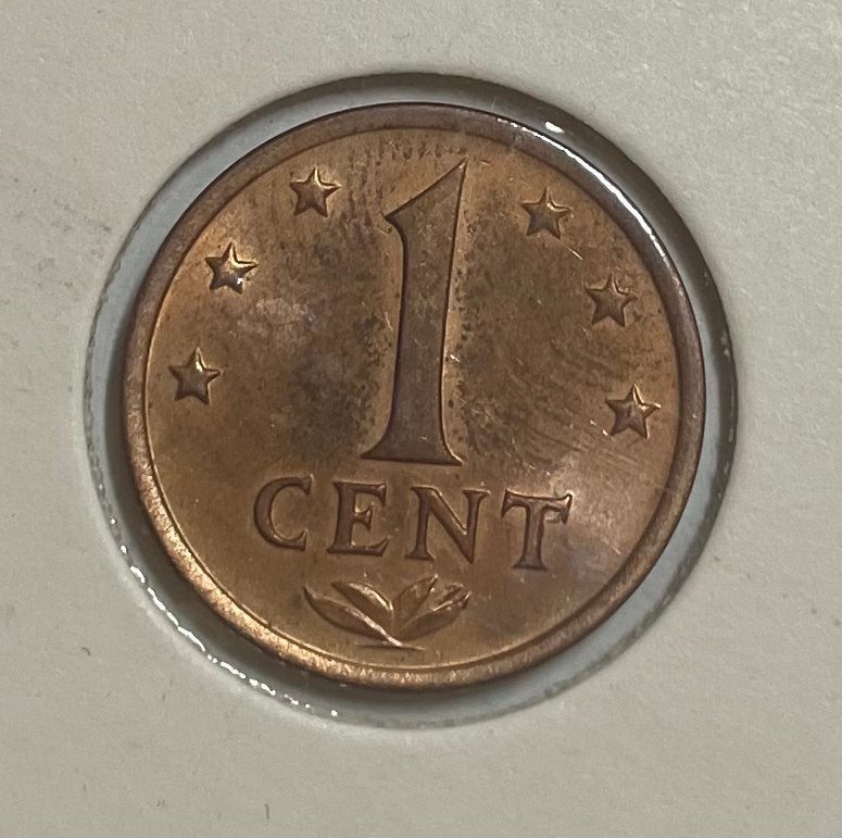 1 cent Nederlandse Antillen 1978, Ophalen of Verzenden, Koningin Juliana