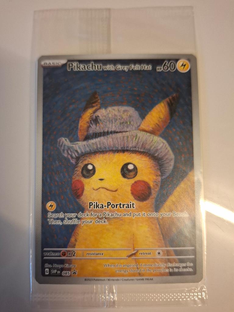 Pikachu with grey felt hat sealed, Hobby en Vrije tijd, Verzamelkaartspellen | Pokémon, Ophalen of Verzenden, Nieuw, Losse kaart