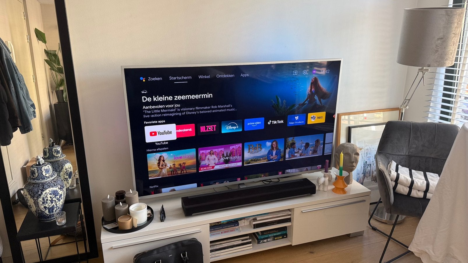 Philips 65 inch 4K Smart TV met Ambilight | 65PUS8535/12, Ophalen, Zo goed als nieuw, Philips