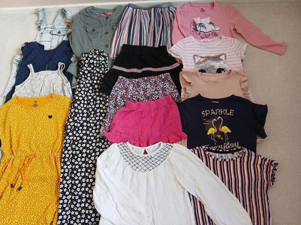 Zomerkleding pakket meisje maat 122 128, Kinderen en Baby's, Kinderkleding | Maat 122, Ophalen of Verzenden, Gebruikt, Meisje
