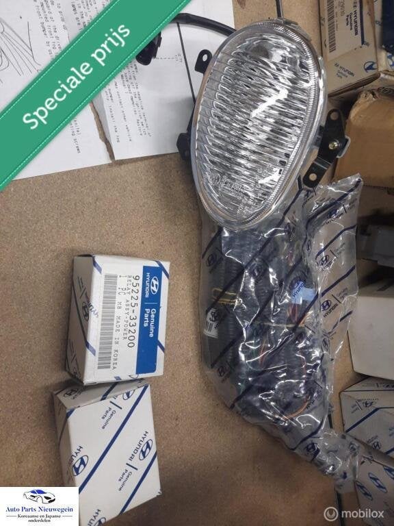 Mistlamp set Hyundai Atos Spirit ('99-'03) 08540--06010, Nieuw, Ophalen of Verzenden, Hyundai, Hyundai