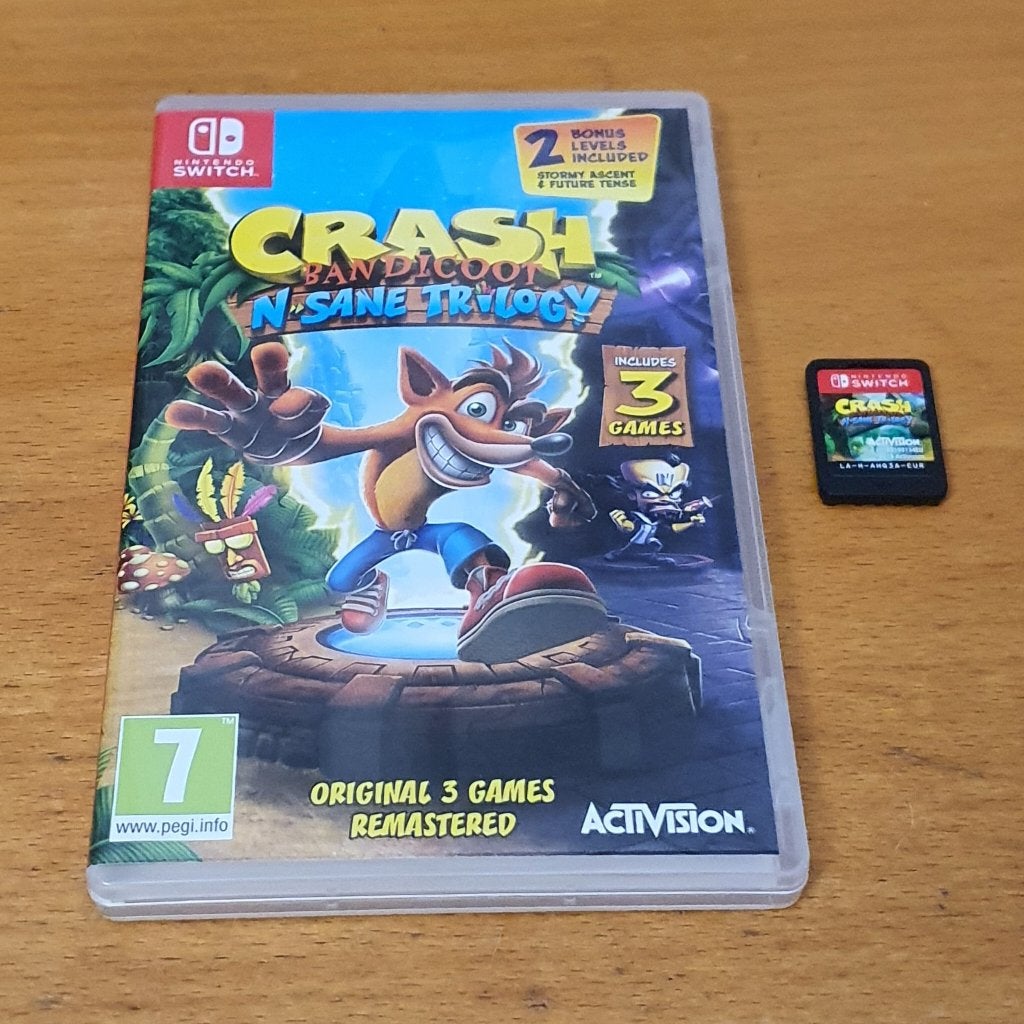 SWITCH | Crash Bandicoot N. Sane TRILOGY, Spelcomputers en Games, Avontuur en Actie, Gebruikt, 1 speler, Ophalen of Verzenden
