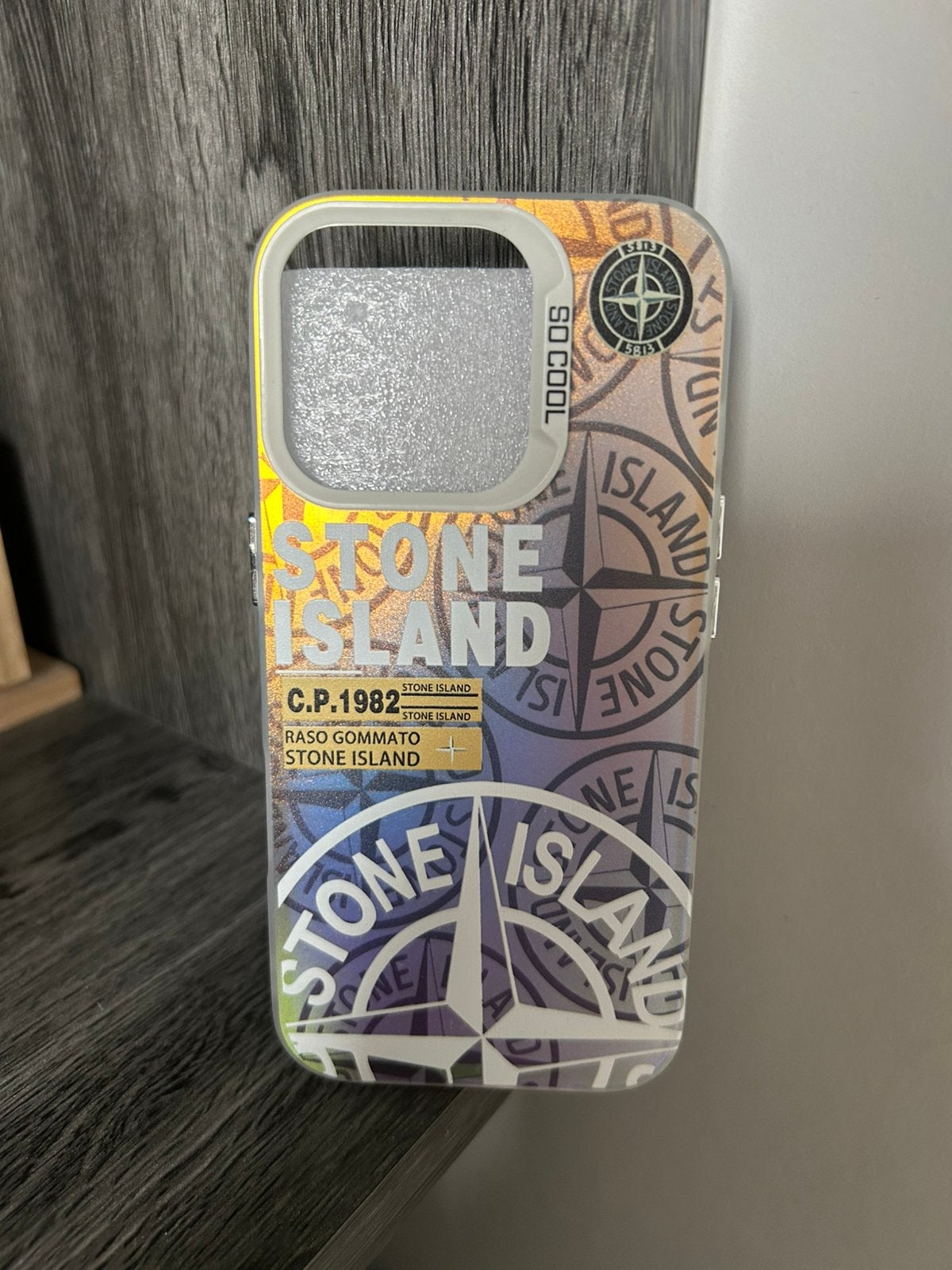 Stone-island-hoesje-IPHONE.15,pro-11,pro, Ophalen of Verzenden, Zo goed als nieuw