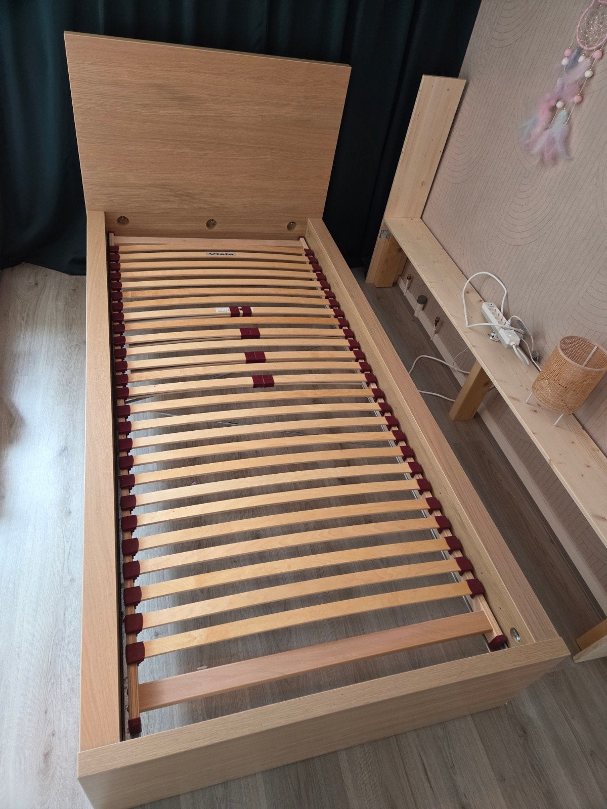 IKEA Malm bedframe 90x200cm met lattenbodem, Ophalen, Gebruikt, 90 cm, Eenpersoons