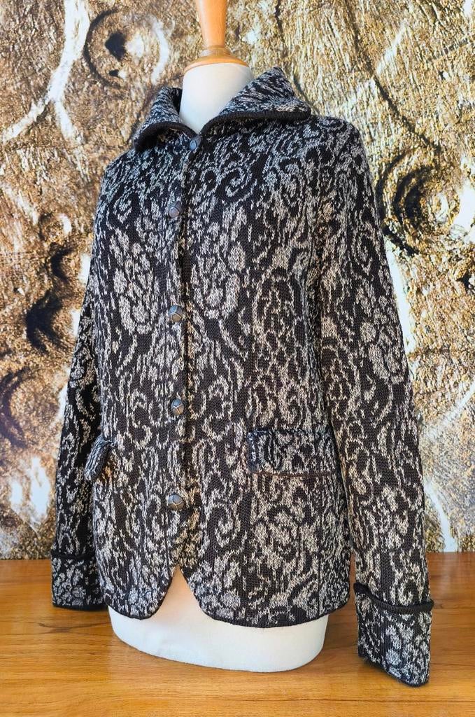 💖Prachtig 💯% Alpaca wollen vest/colbert, Ophalen of Verzenden, Zo goed als nieuw, Zwart