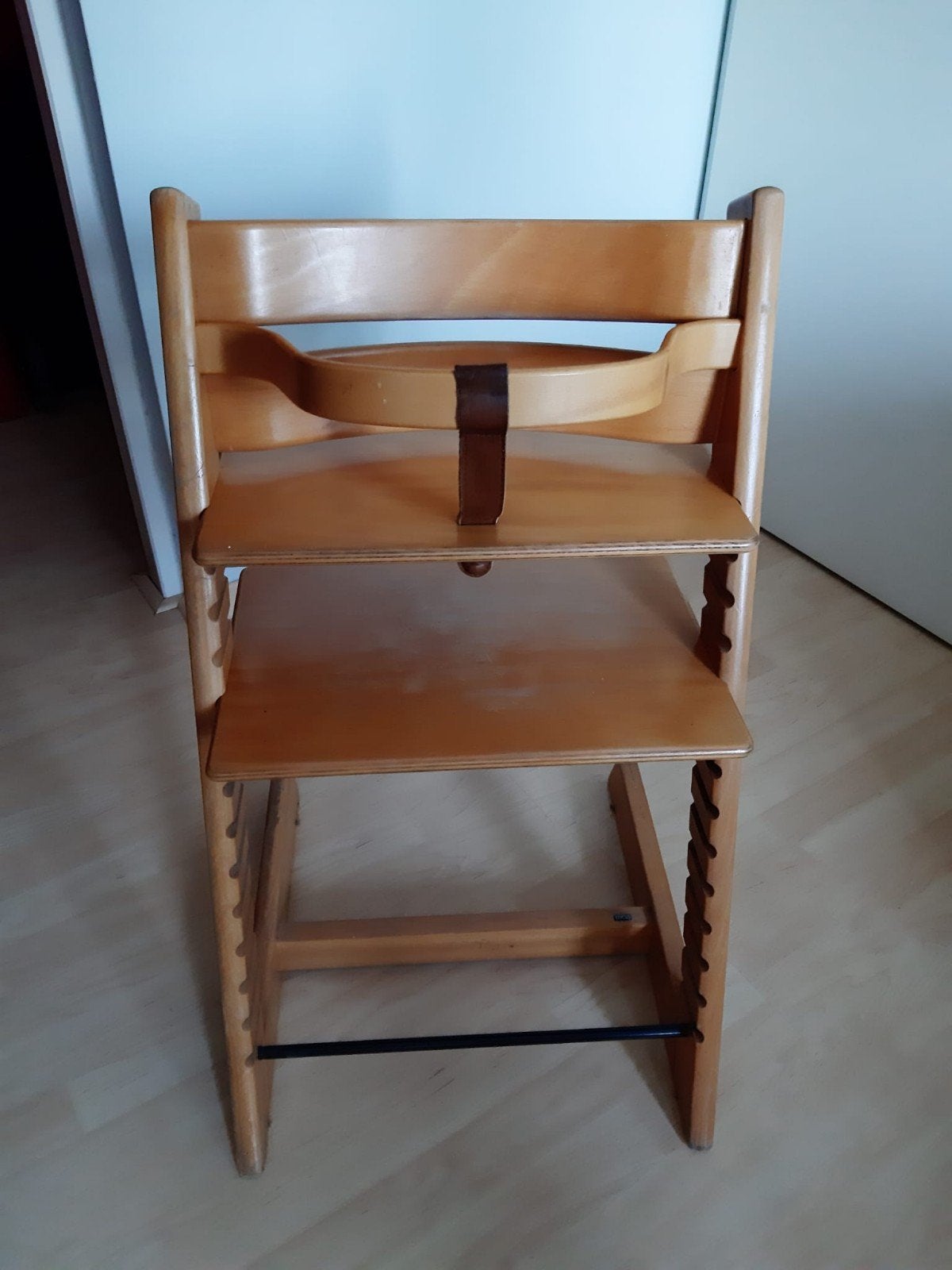 Stokke Tripp Trapp meegroeistoel - Natuurlijk hout, Ophalen, Gebruikt, Meegroeistoel, Aanschuifbaar