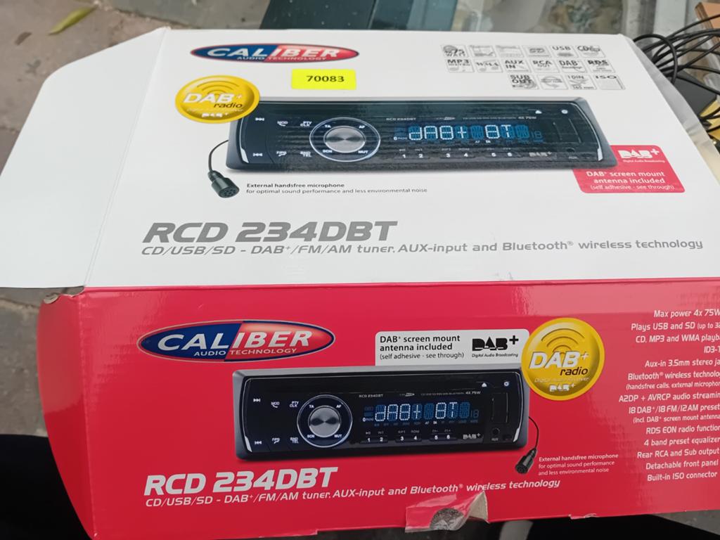 Caliber bluetooth  autoradio, Ophalen of Verzenden, Nieuw