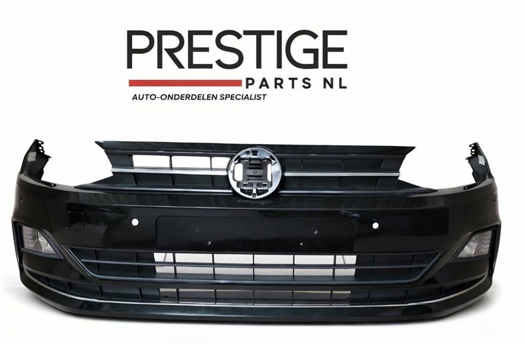 Voorbumper VW Polo 2G AW 6xPDC Bumper bj.2017-2022 ORGINEEL, Gebruikt, -, Ophalen of Verzenden, Bumper