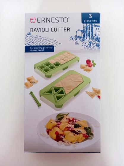 Ernesto Ravioli Cutter nieuw in verpakking, Ernesto, Groen, Kunststof, Nieuw