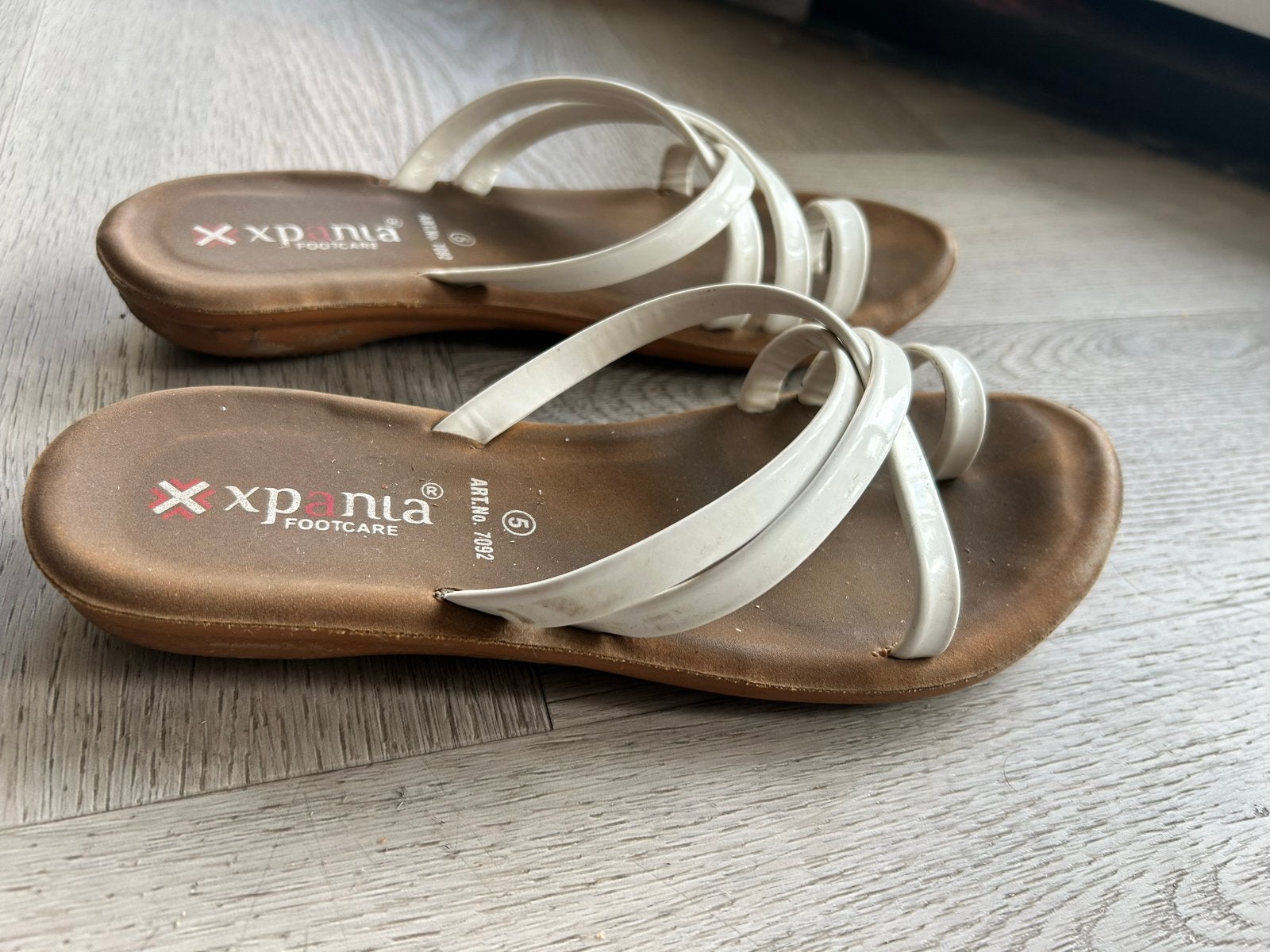 Witte Xpanta Footcare Slippers Maat 5, Ophalen, Gedragen, Wit, Slippers