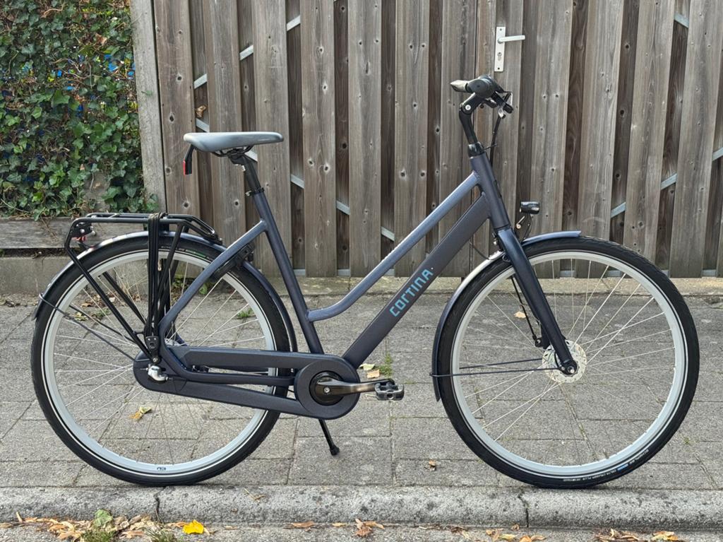 Cortina Common Active damesfiets 57cm 3V handremmen, Overige merken, Minder dan 10 versnellingen, Zo goed als nieuw, 56 cm of meer