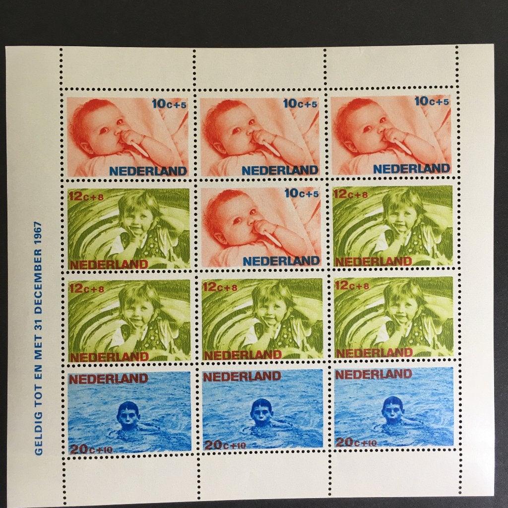 i48-875pf Nederland 1966 - NVPH 870 tm 874 - postfris, Ophalen of Verzenden, Na 1940, Postfris