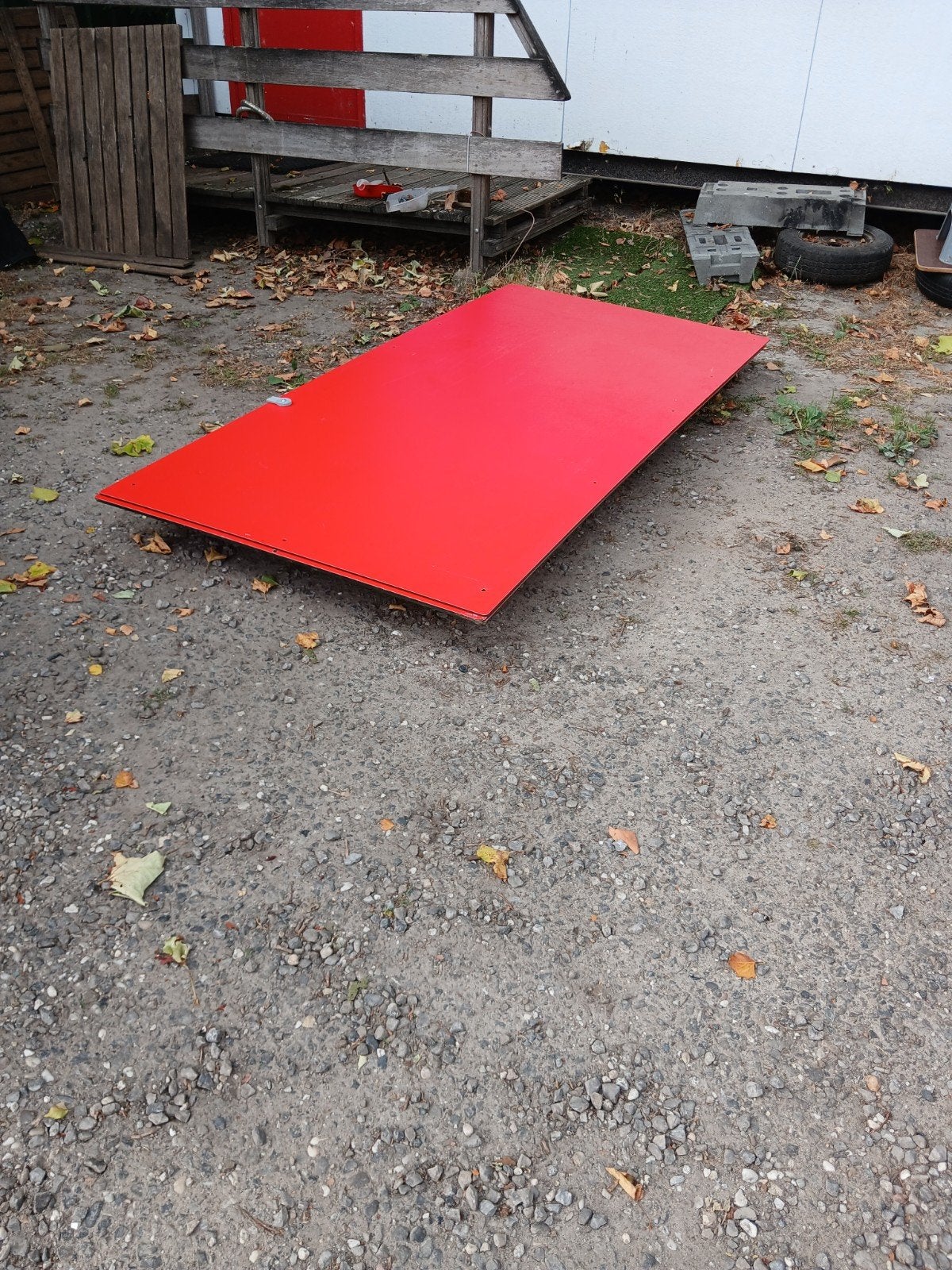 trespa platen een koop weg, Doe-het-zelf en Verbouw, Platen en Panelen, Ophalen, Gebruikt