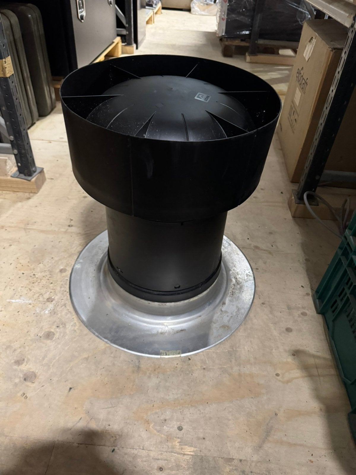 Ubbink ventus plat dak doorvoer WTW ø160/180, Ophalen, Gebruikt, Ventilator en Afzuiger
