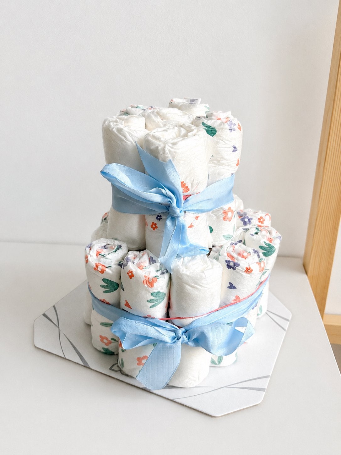 Luiertaart Beauty Baby Premium Soft maat 3 (ca. 25 luiers), Kinderen en Baby's, Ophalen, Nieuw, Kraamcadeau