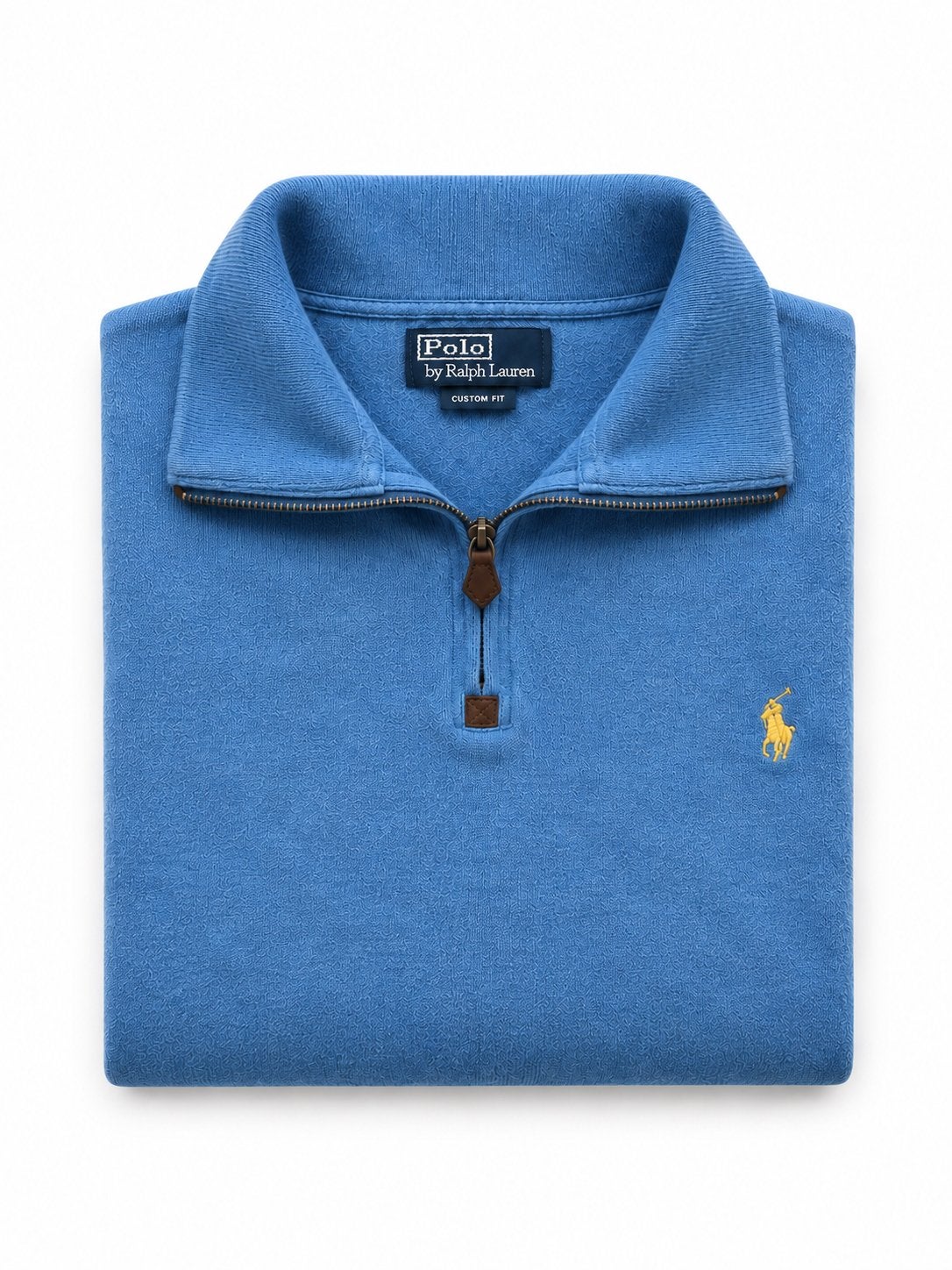 Polo Ralph Lauren sweater met rits - Maat XL, Kleding | Heren, Ophalen of Verzenden, Zo goed als nieuw, Maat 56/58 (XL), Blauw