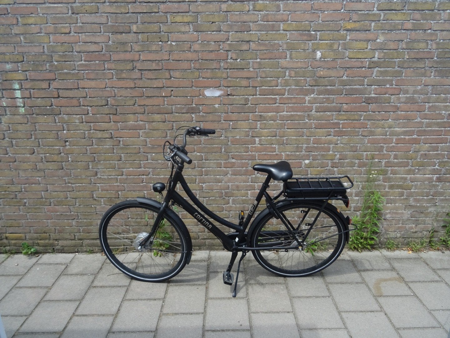 Mat Zwarte cortina damesfiets, 55 tot 59 cm, Ophalen, Gebruikt, Cortina