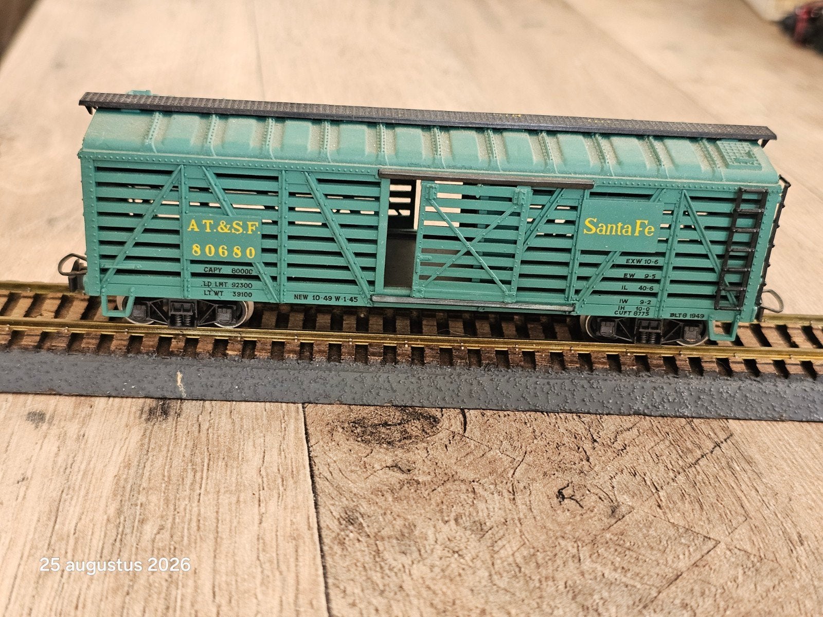 Modeltrein Ho Rivarossi boxcar wagon als nieuw, Hobby en Vrije tijd, Overige merken, Gelijkstroom, Wagon, Ophalen of Verzenden