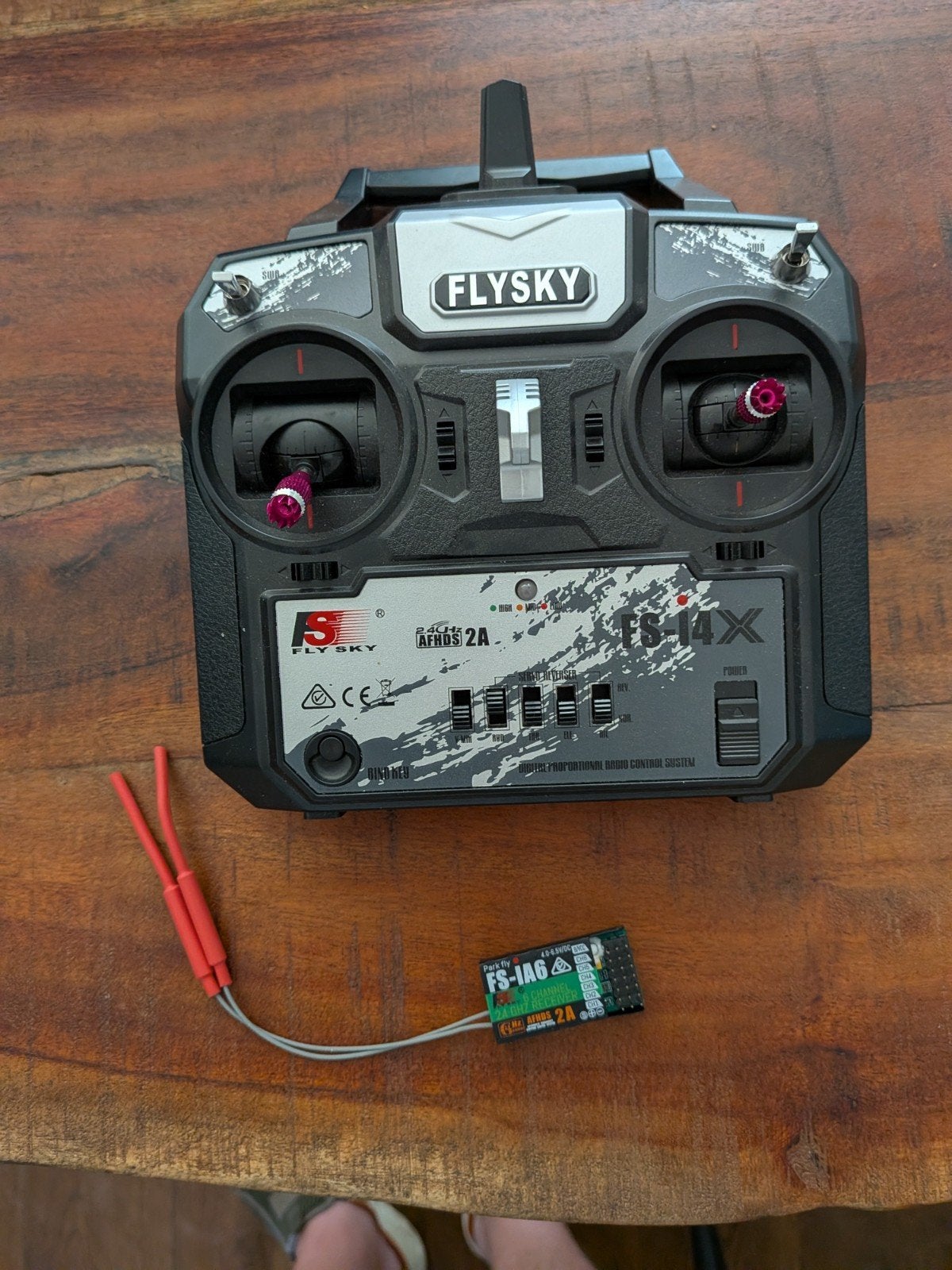 Flysky FS-i4X zender met FS-iA6 ontvanger, Ophalen, Zo goed als nieuw