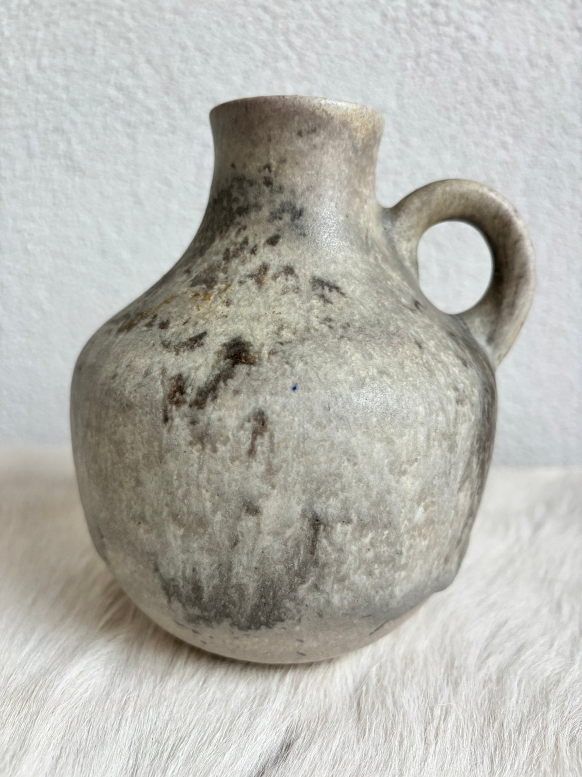 Fat lava vaas Ruscha Keramik West-Germany 15 cm, Ophalen of Verzenden, Zo goed als nieuw
