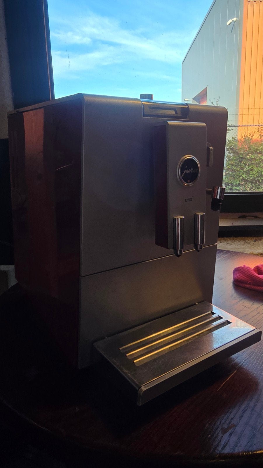 Jura ENA 7 koffiemachine - werkt, maar tijd stilgestaan, Witgoed en Apparatuur, Ophalen of Verzenden, Gebruikt, Koffiemachine