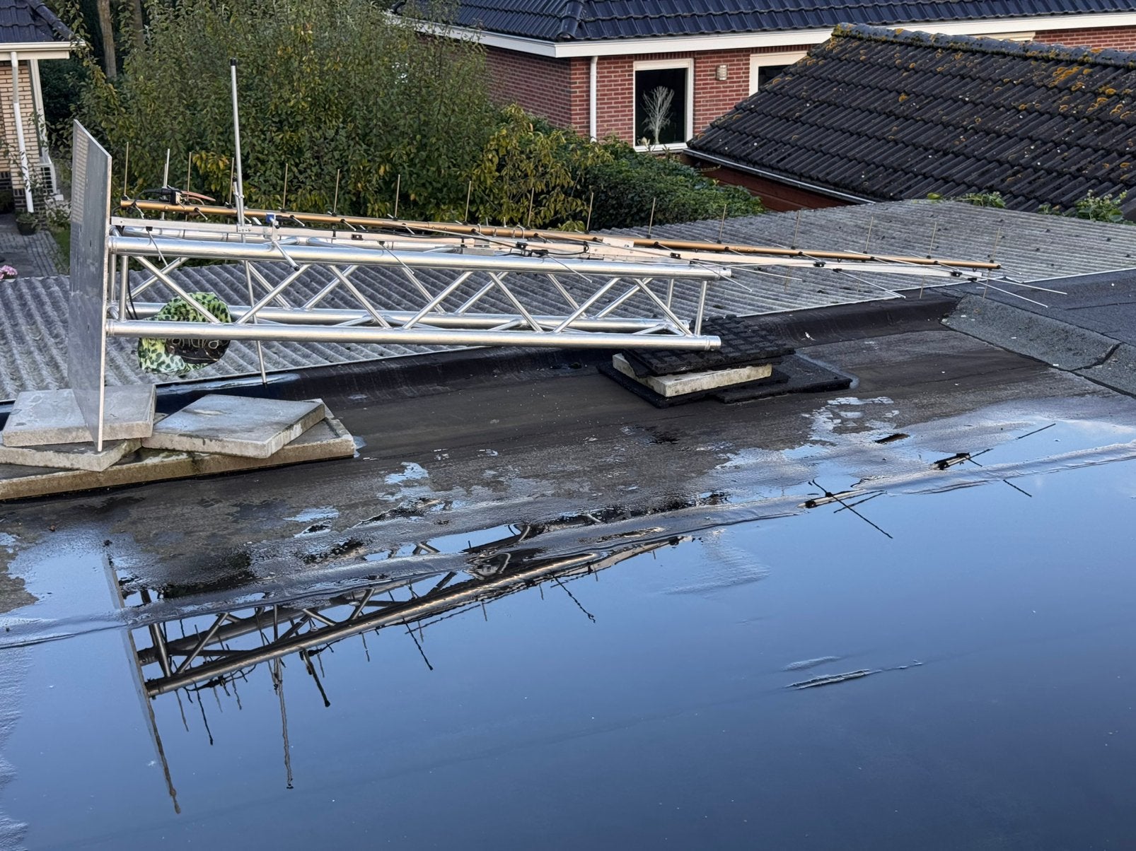 Complete set SATTELIET antennes truss ,let op zonder rotor !, Ophalen, Gebruikt, Antenne