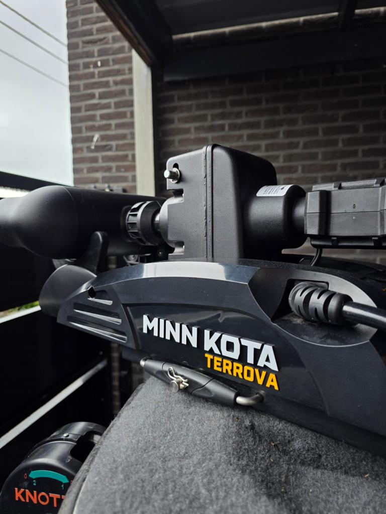 Minn kota terrova 80lbs 24V + voetpedaal + 2accu's, Ophalen of Verzenden, Overige typen