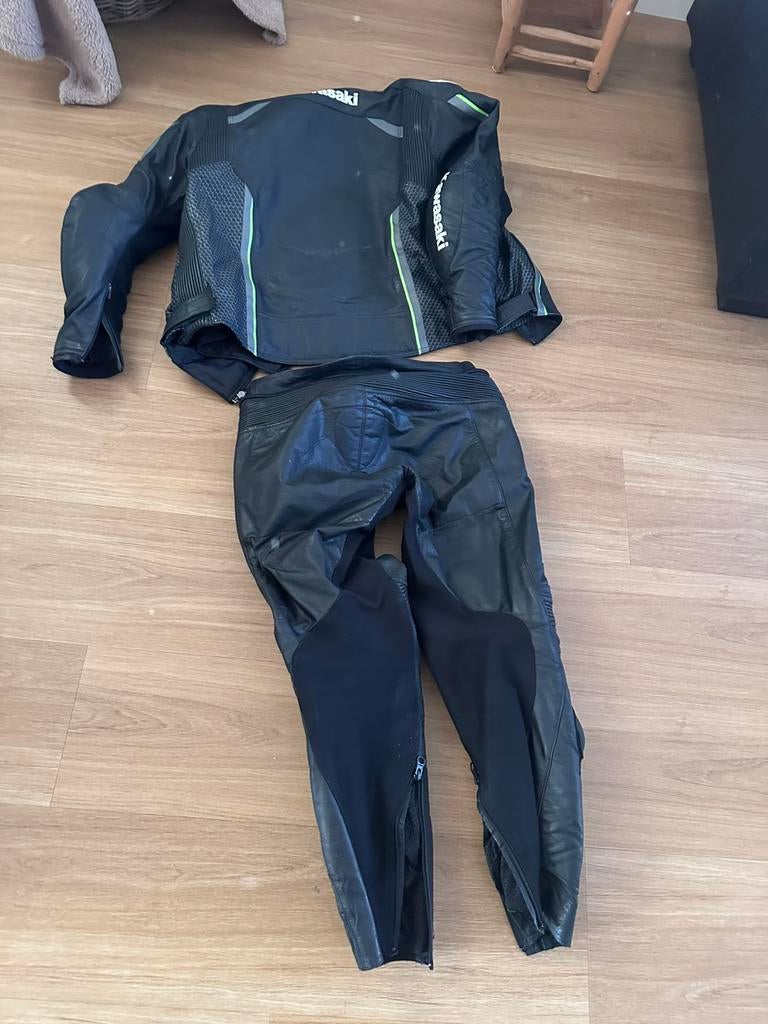 Kawasaki Motorpak combinatie, Motoren, Kleding | Motorkleding, Ophalen of Verzenden, Tweedehands, Heren, Combipak