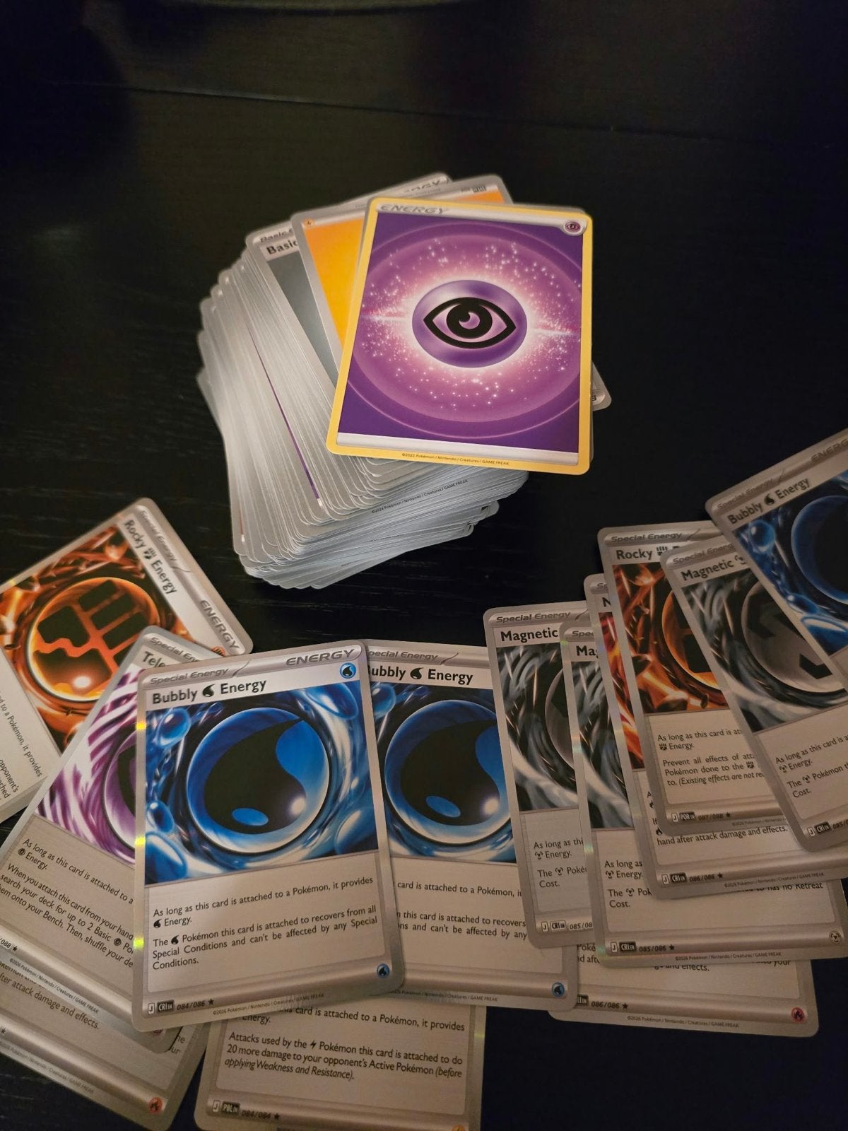 Bulk Pokémon Energy Kaarten - Diverse Types, Ophalen of Verzenden, Gebruikt, Meerdere kaarten