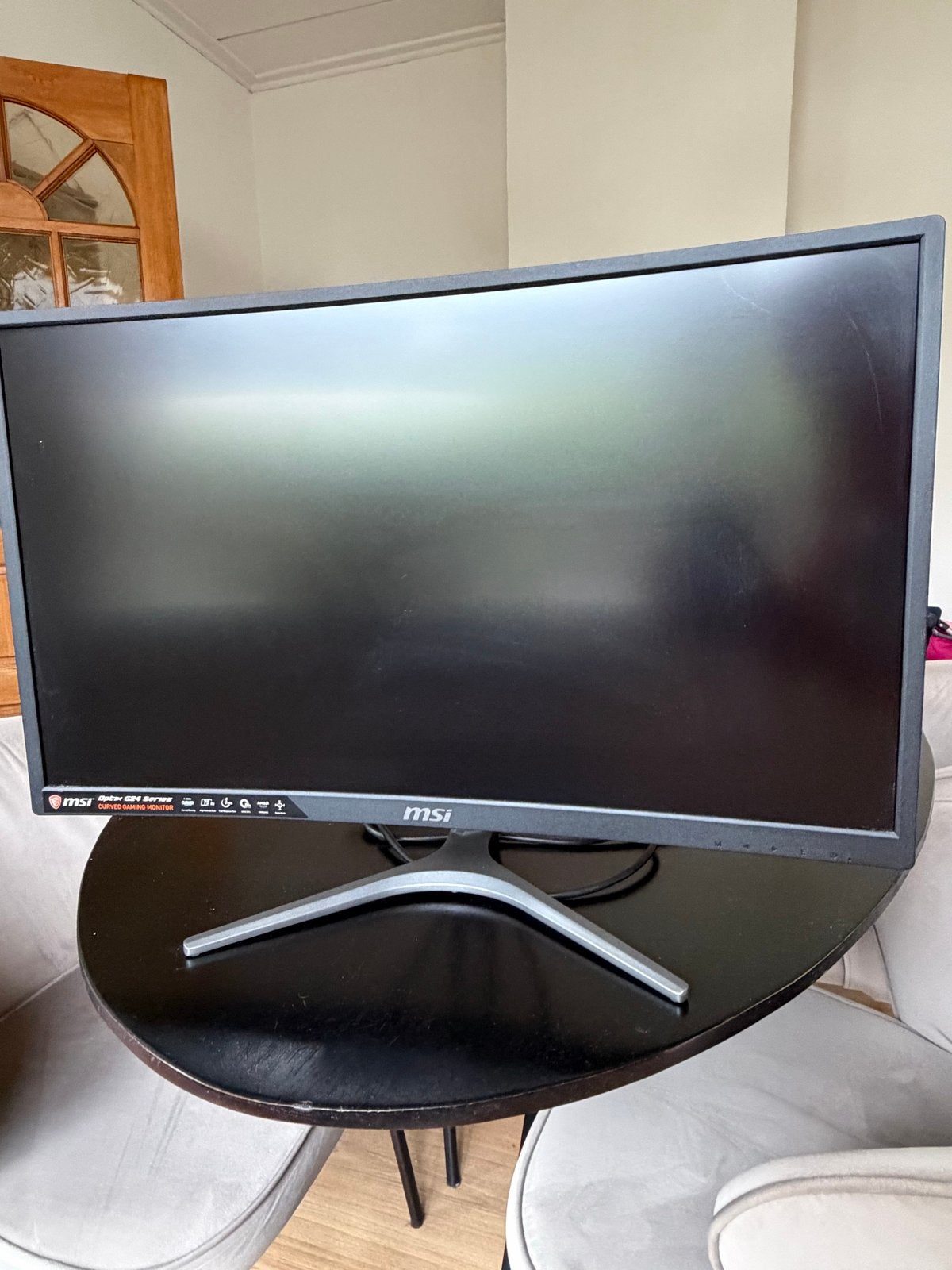 MSI Optix G24 Series Curved Gaming Monitor, Computers en Software, Gebruikt, Curved, VA, 1 tot 2 ms
