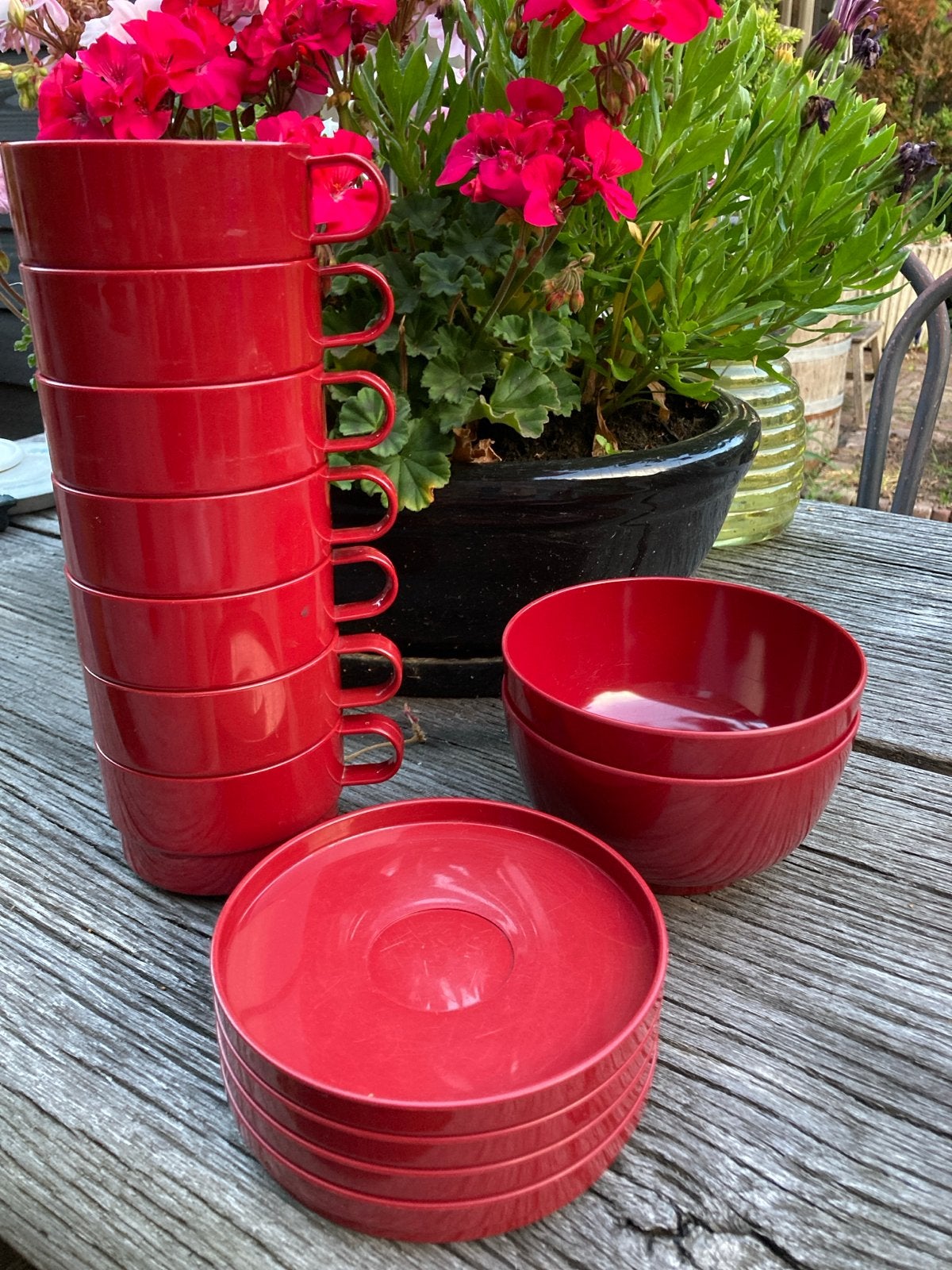 Mepal Rosti Bordeaux Rood Servies - diverse, Ophalen of Verzenden, Gebruikt