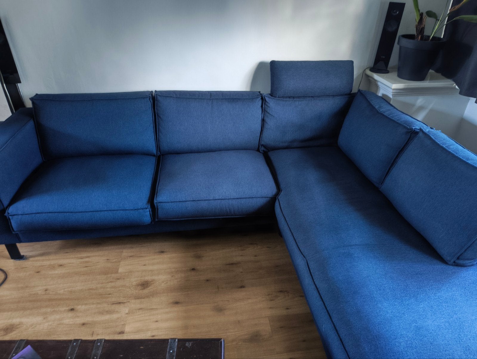 Pronto hoekbank blauw, Ophalen, Gebruikt, Stof, Modern