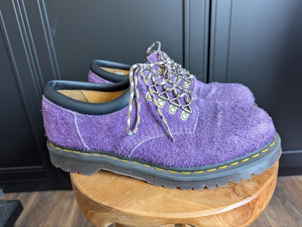 Dr. Martens 8053 ben suède in paars, Ophalen, Overige kleuren, Lage of Enkellaarzen, Dr. Martens