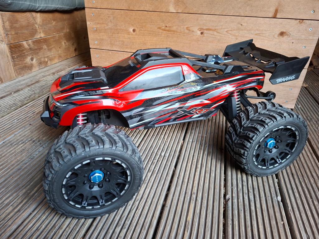 Traxxas XRT 8S met diverse upgrades, Gebruikt, Auto offroad, RTR (Ready to Run), Schaal 1:8