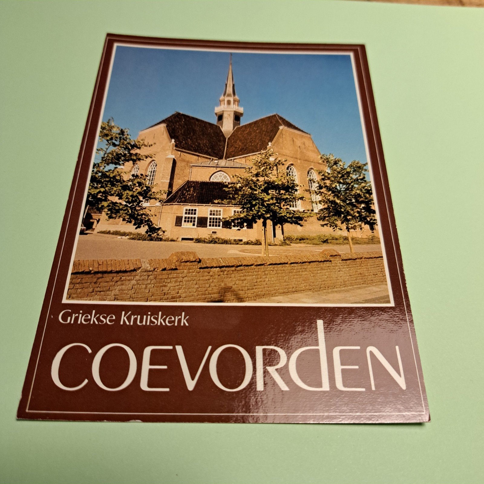 Ansichtkaart Coevorden - Griekse Kruiskerk, Ophalen of Verzenden, 1980 tot heden, Ongelopen, Drenthe