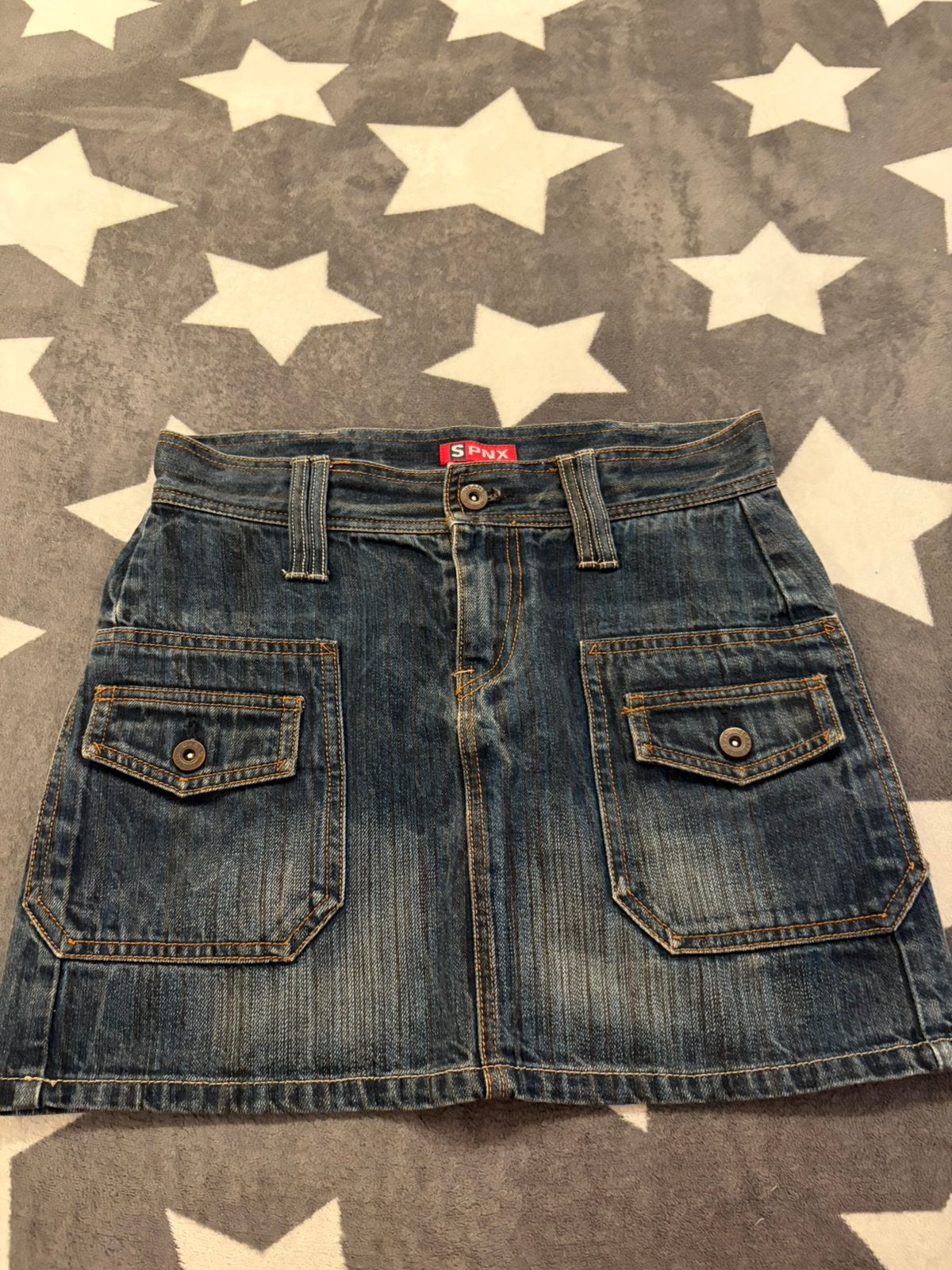 Y2K spijkerrok met cargo zakken | Maat S, Kleding | Dames, Blauw, Ophalen of Verzenden, Zo goed als nieuw, Maat 36 (S)