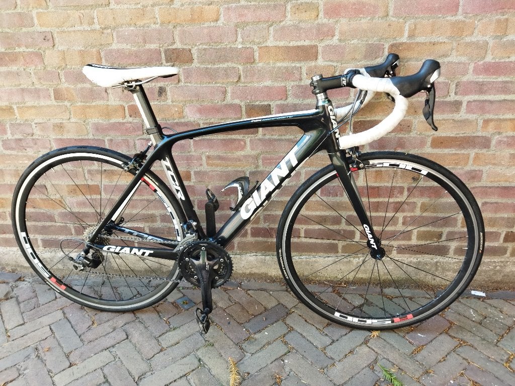 Giant TCR full Carbon Dames Racefiets Maat M, Ophalen, 28 inch, Carbon, 49 tot 53 cm