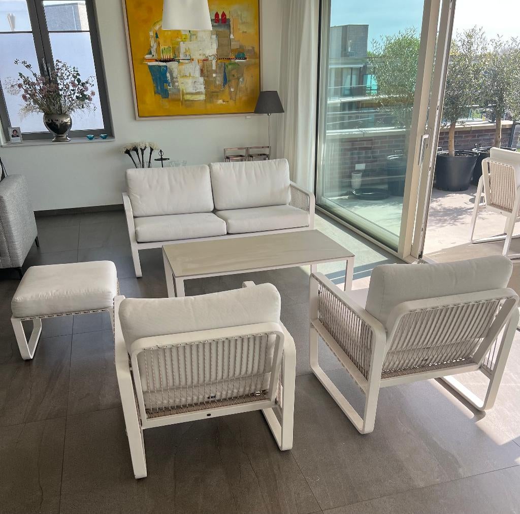 Tuinset  Largo Loungeset 4 Seasons Outdoor, Ophalen, 5 zitplaatsen, Aluminium, Zo goed als nieuw