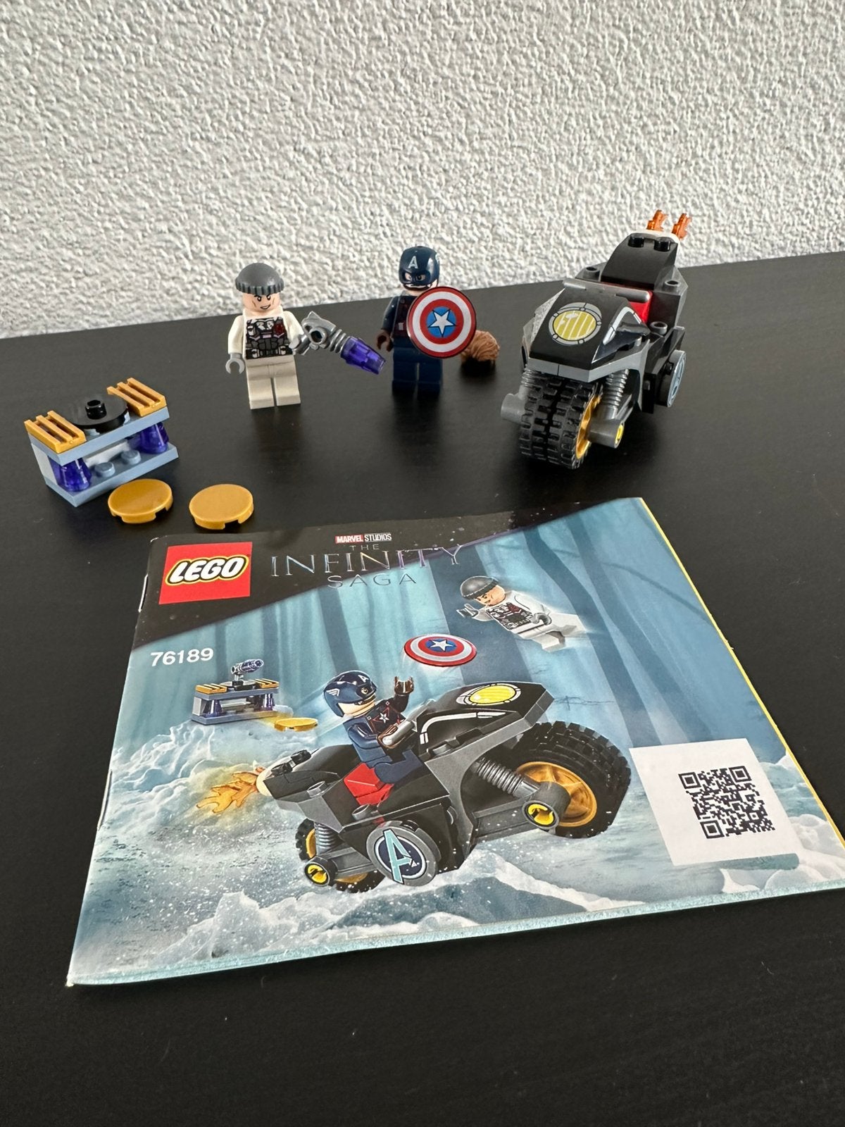Lego Marvel Avengers Captain America Hydra Confrontatie76189, Marvel, Lego, Compleet, Ophalen of Verzenden