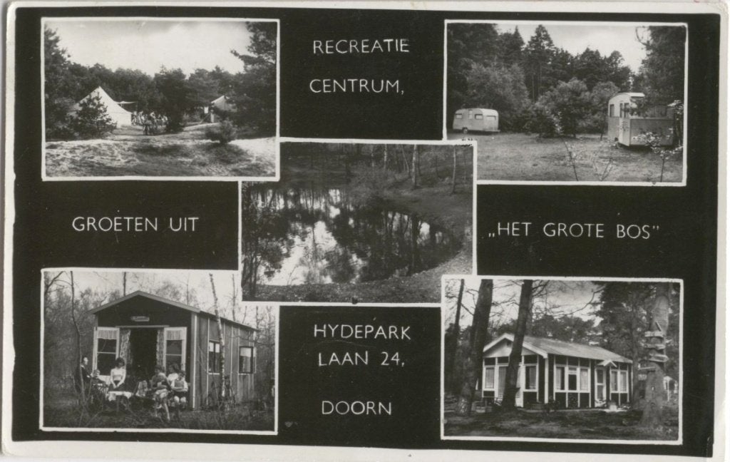 Doorn Groeten uit Recreatie Centrum Het Grote Bos 5 luik 3, Verzenden, 1940 tot 1960, Gelopen, Utrecht
