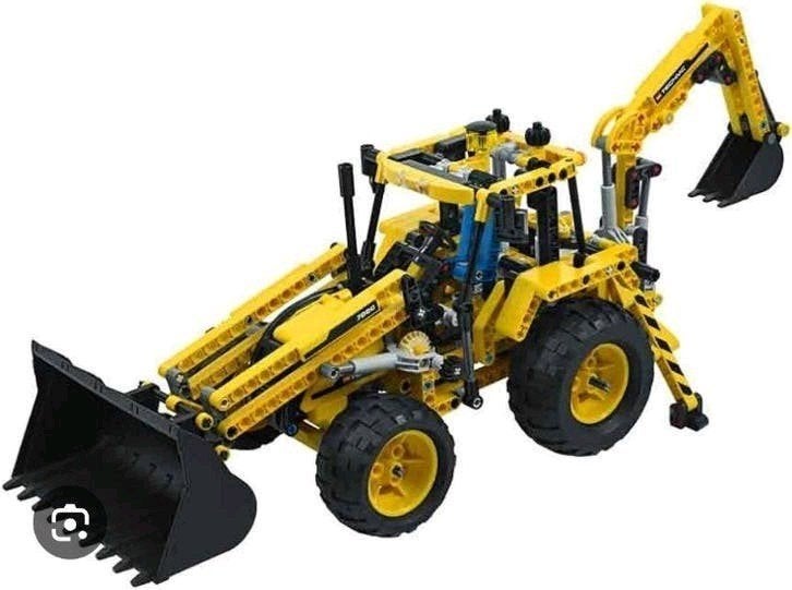 LEGO Technic Backhoe Loader 8069 met instructieboekjes+doos, Inclusief instructies, Lego, Ophalen of Verzenden, Zo goed als nieuw