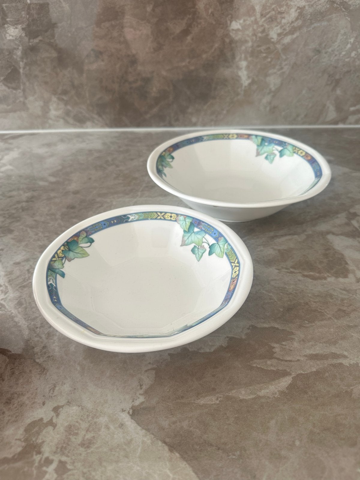 Villeroy & Boch Botanica schalen - 21 cm & 17 cm, Ophalen of Verzenden, Zo goed als nieuw, Villeroy & Boch, Schaal of Schalen