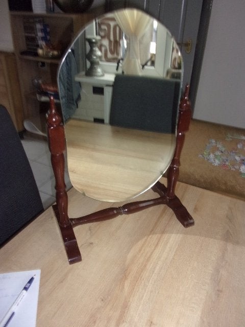 oude kaptafel spiegel, Ophalen, Overige vormen, Minder dan 50 cm