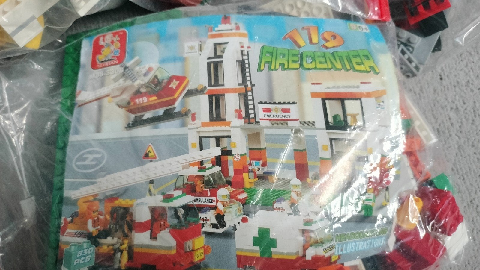Sluban Brandweerkazerne - Compatibel met Lego, Kinderen en Baby's, Speelgoed | Bouwstenen, Ophalen of Verzenden