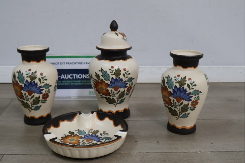 Set Gouds Plateel, Antiek en Kunst, Ophalen of Verzenden