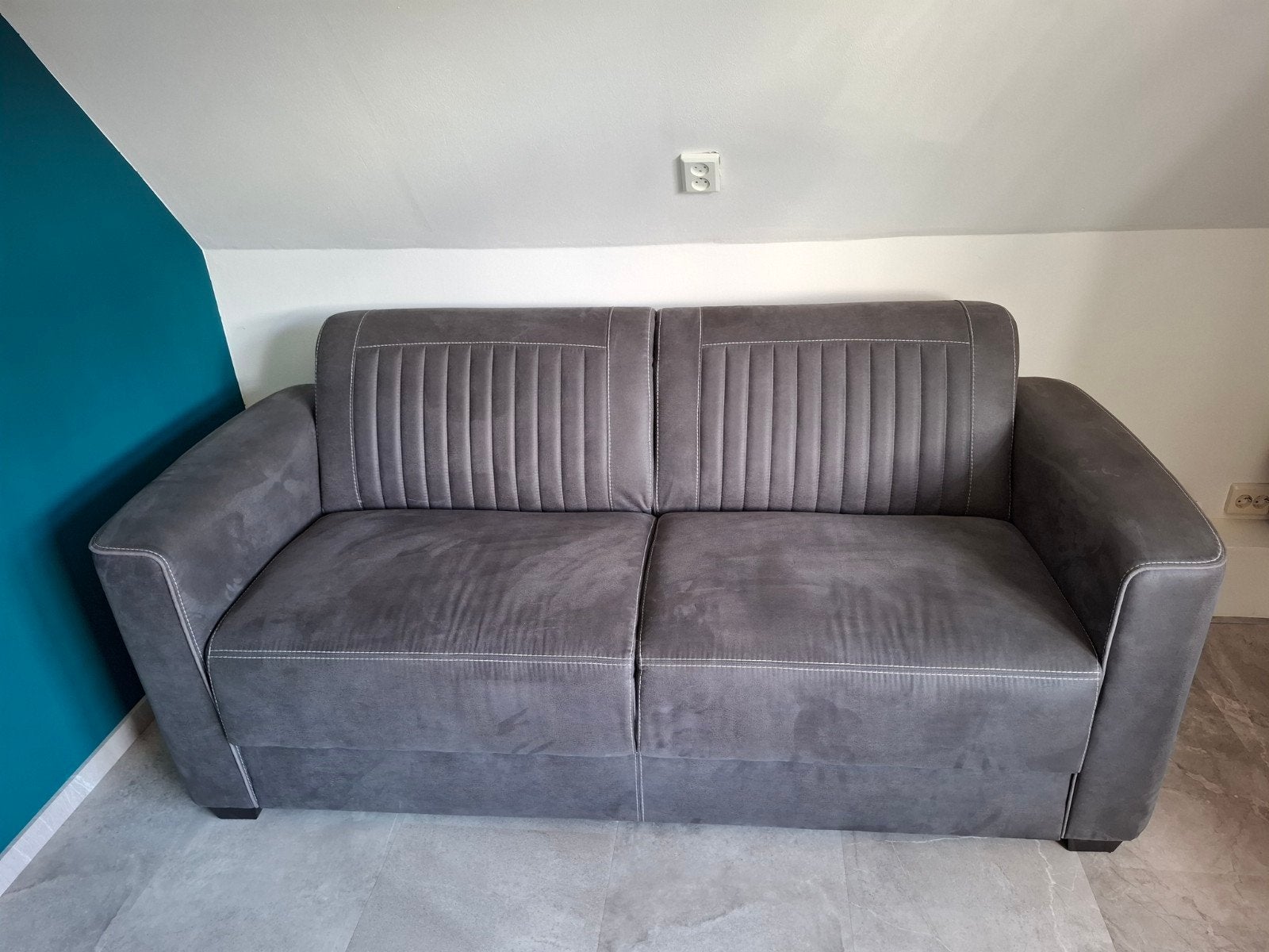 2,5-zits bank Pronto - 190x85x85 cm, Ophalen, Tweepersoons, 75 tot 100 cm, Rechte bank
